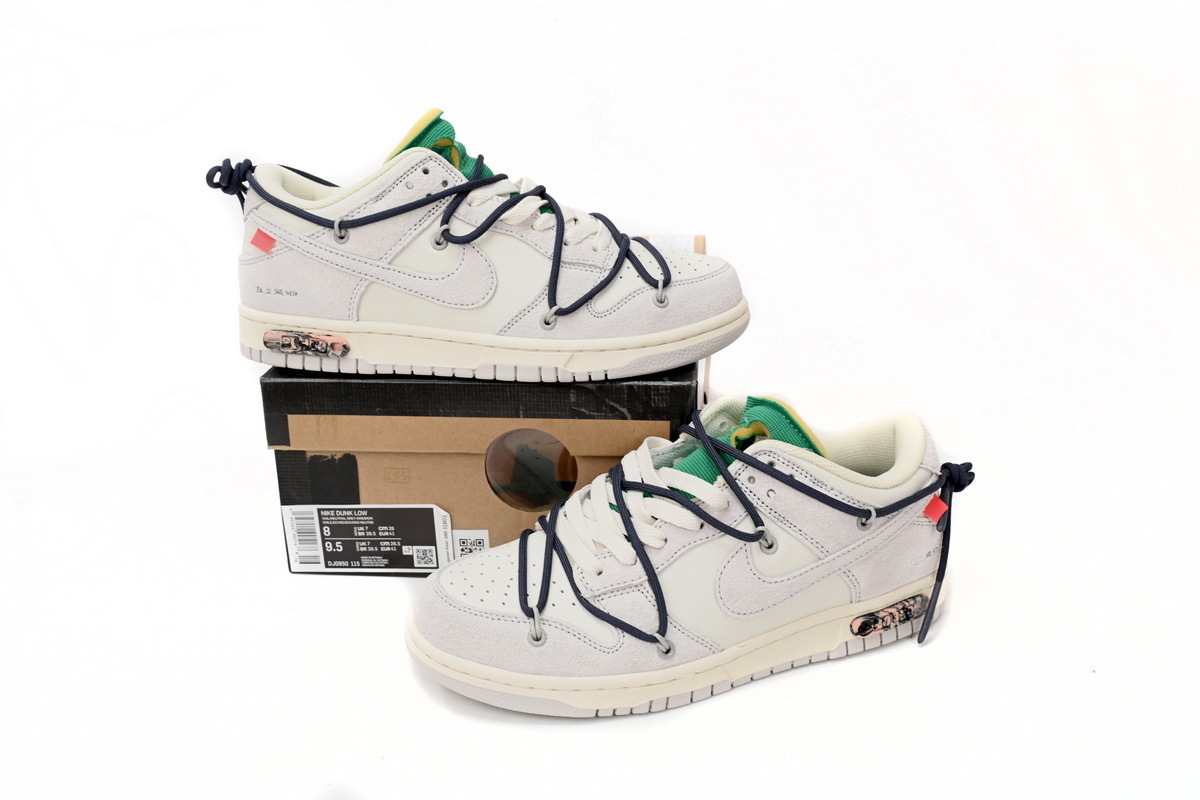 OFF WHITE x Nike Dunk SB Low The 50 NO.20 DJ0950-115