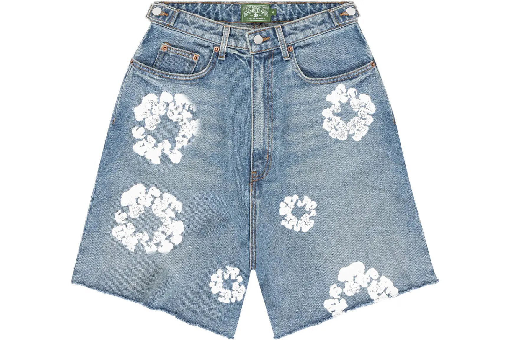 Denim Tears x Levi's The Cotton Wreath Short Jean Light Blue