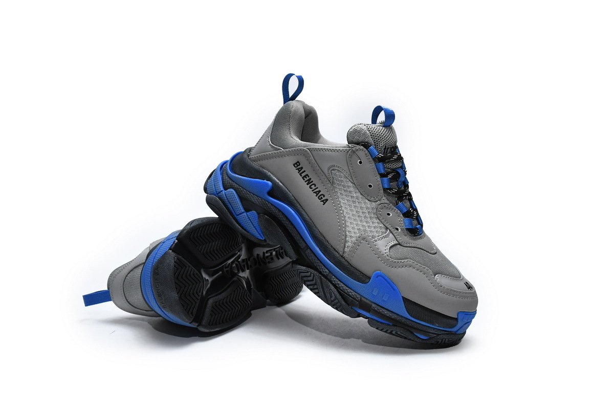 Balenciaga Triple S Grey Sapphire 536737 W09ON1 9018