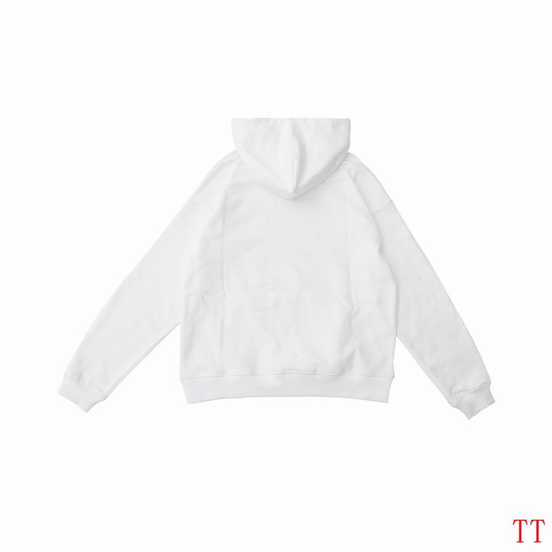 Sp5der OG Rhinestone Logo Hoodie Black White