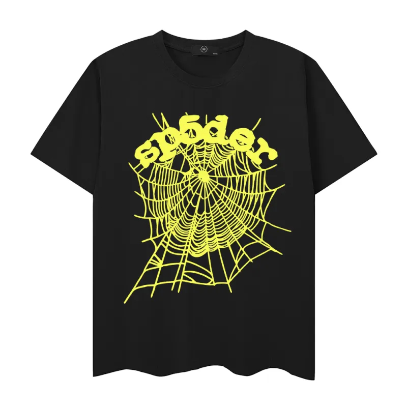 Sp5der Men's T-Shirt Black