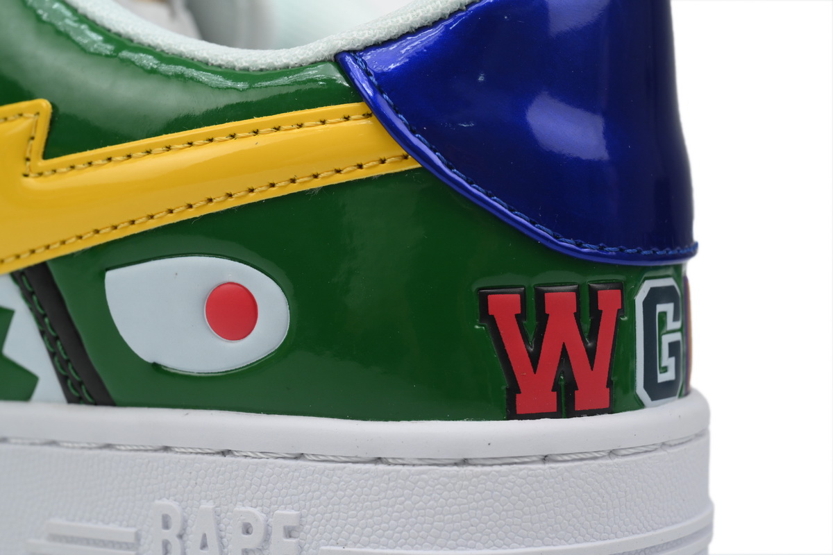 A BATHING APE Bape STA Green shark 1H20-191-013