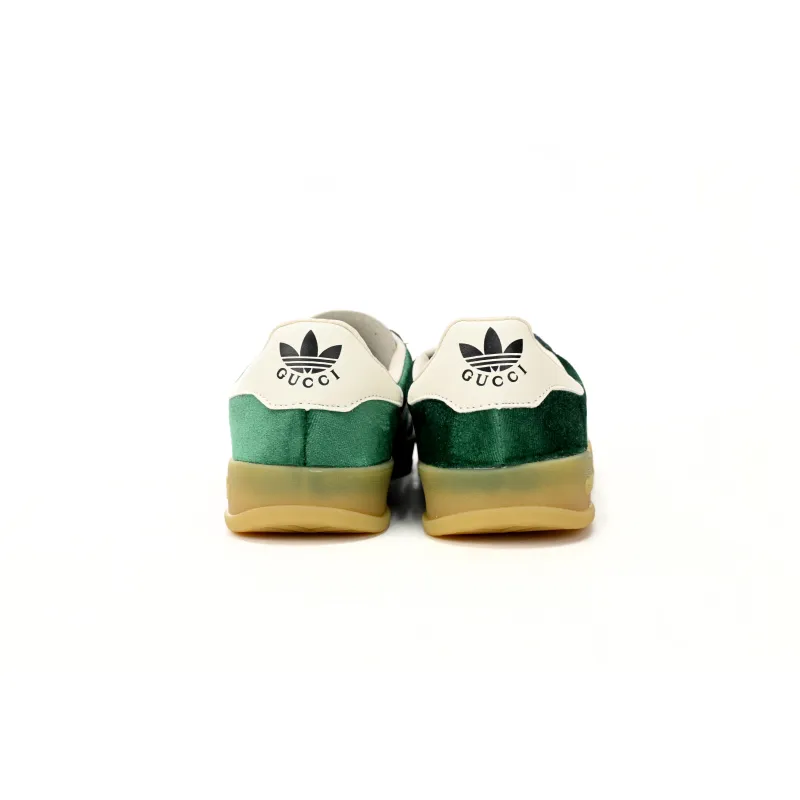 Adidas x Gucci Gazelle Green Suede