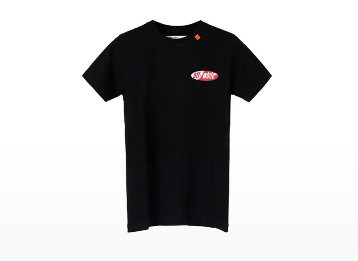 Off white T-shirt Black Red