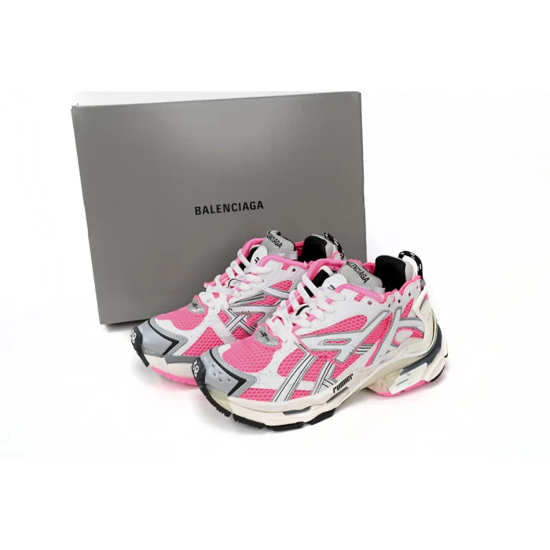 Balenciaga Runner White Pink Powder 677402 W3RBN 9155