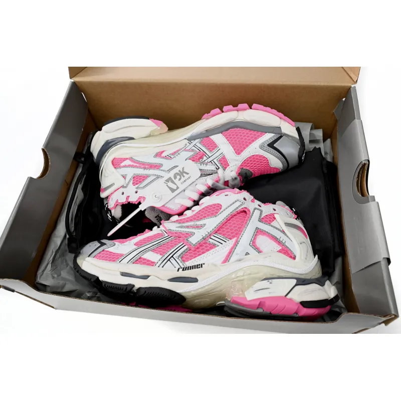 Balenciaga Runner White Pink Powder 677402 W3RBN 9155
