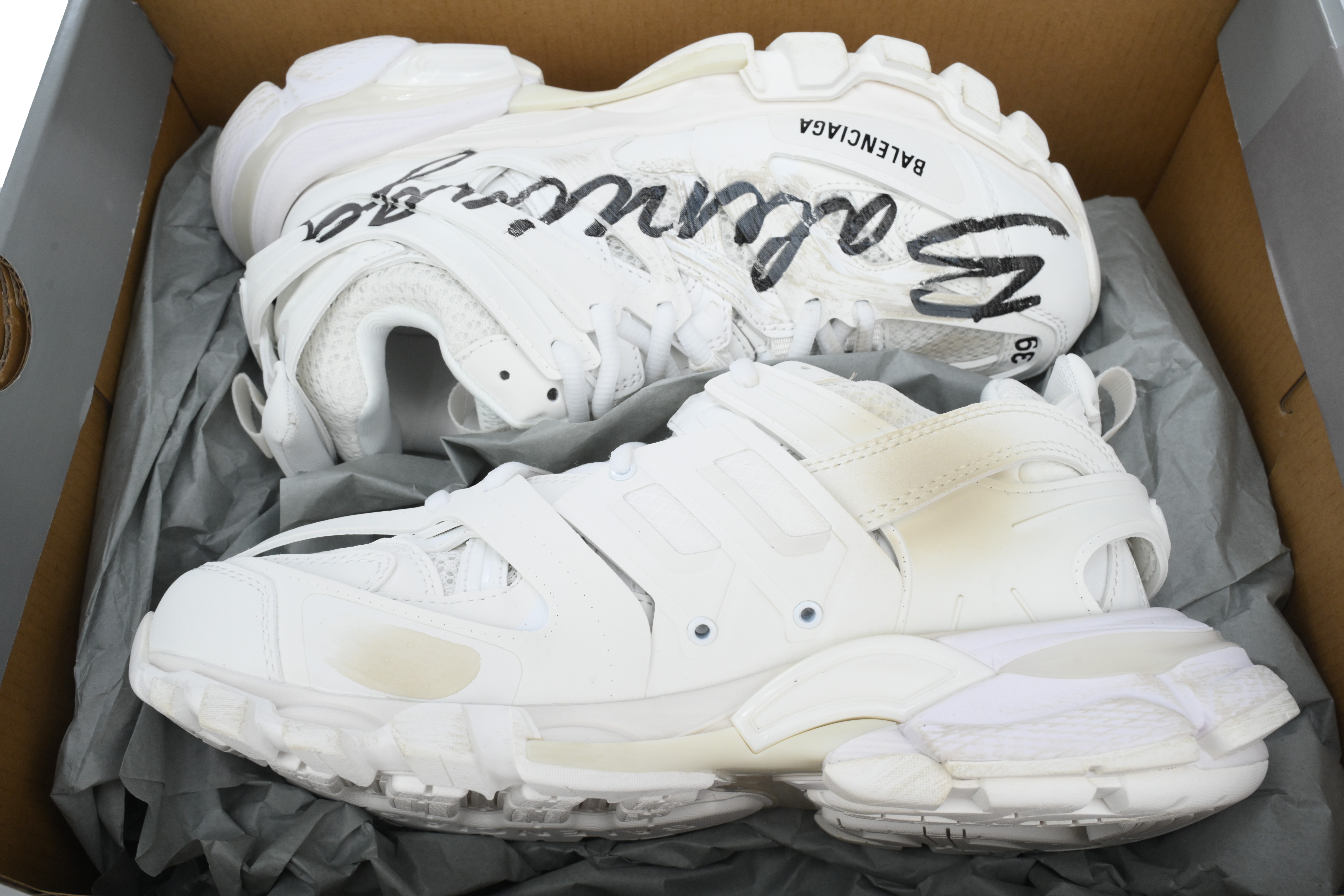 Balenciaga Track Sneaker Black Graffiti 542436 WTRHW 9010
