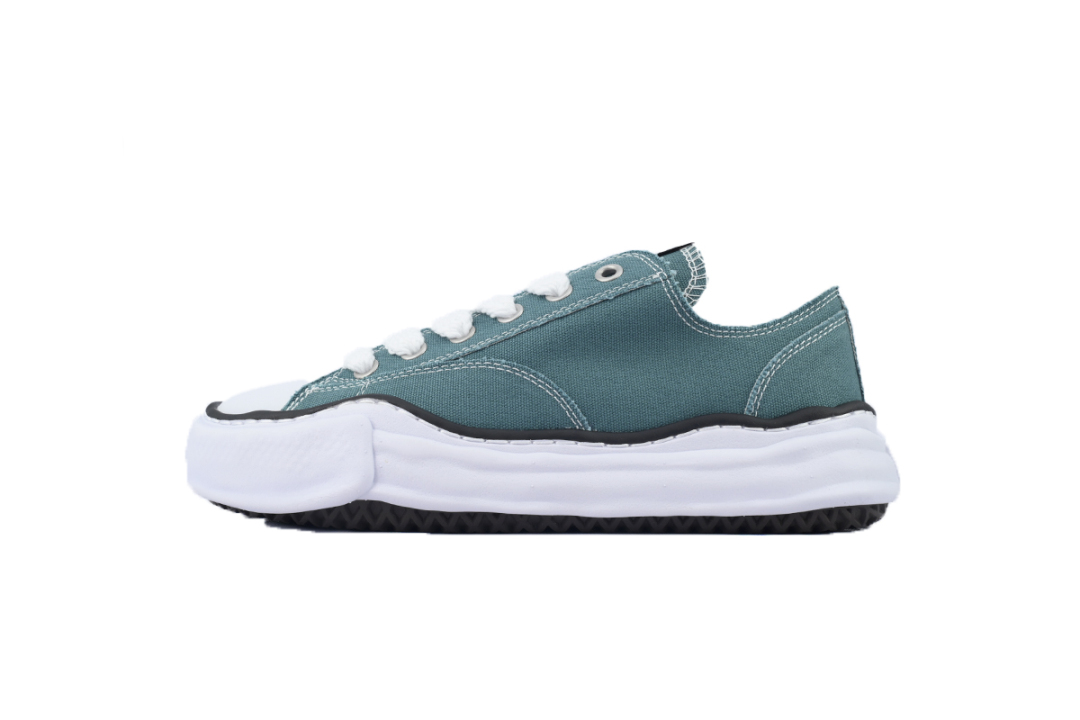 Mihara Yasuhiro Hank OG Sole Canvas Low White Green NO.727