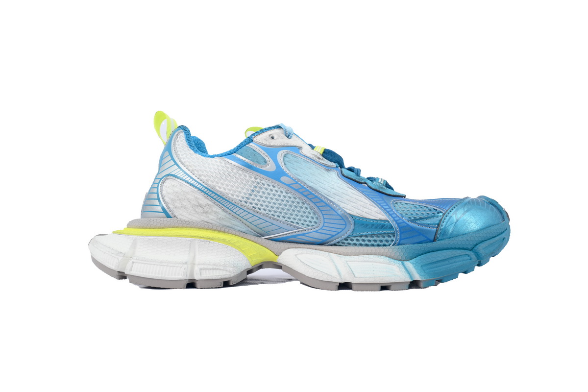 Balenciaga 3XL Sneaker White Blue Yellow 734734 W3XTS 9479