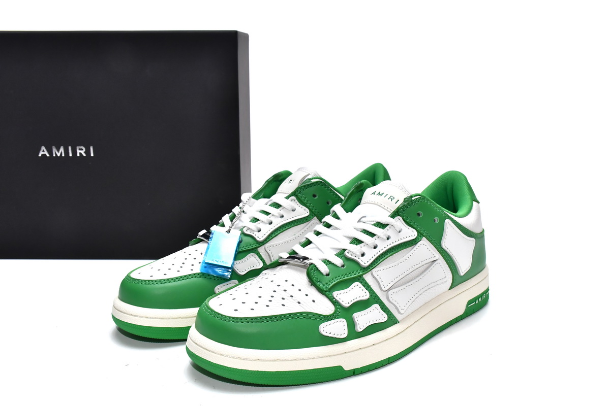 Amiri Skel Top low Top Sneakers White Green