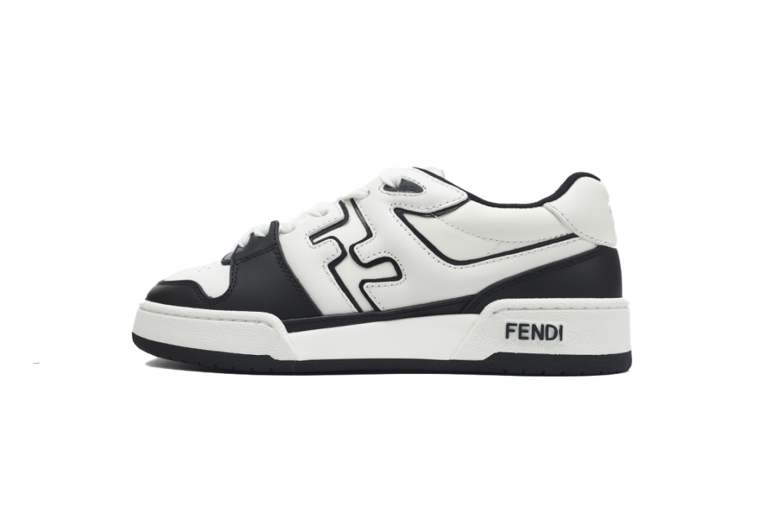 Fendi Match Low Sneaker White Black