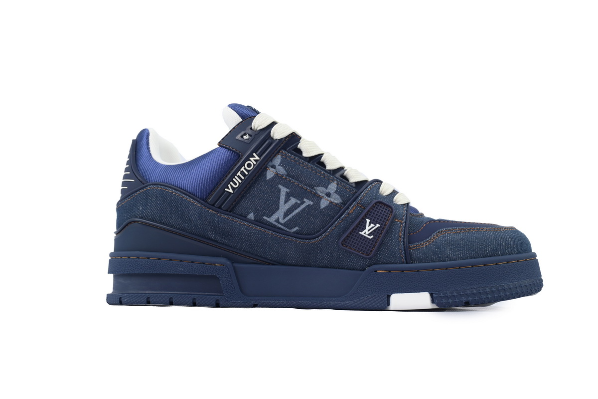 Louis Vuitton Sneaker Deep Blue Cowboy