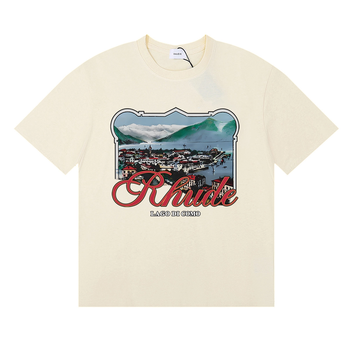 Rhude x Harrods Cotton Lago Di Como T-Shirt
