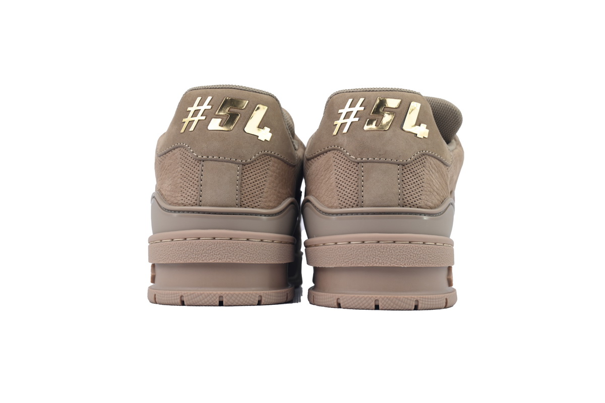 Louis Vuitton Trainer Brown Small Embossing