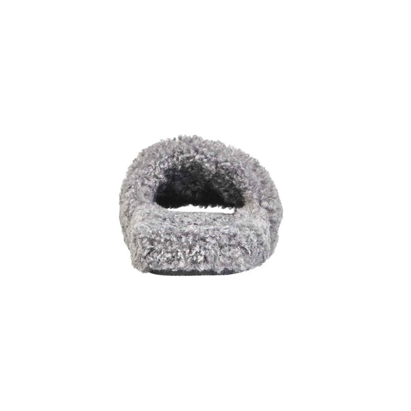 Balenciaga Furry Slide Grey