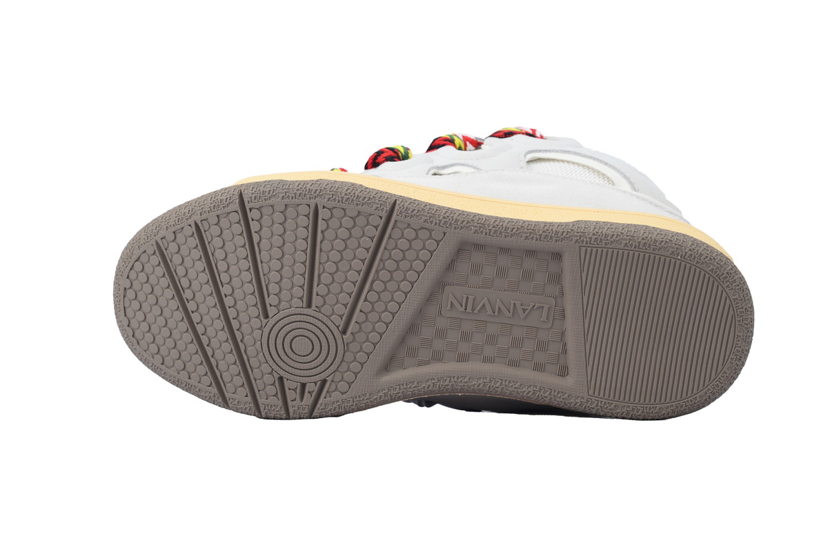 Lanvin Leather Curb White