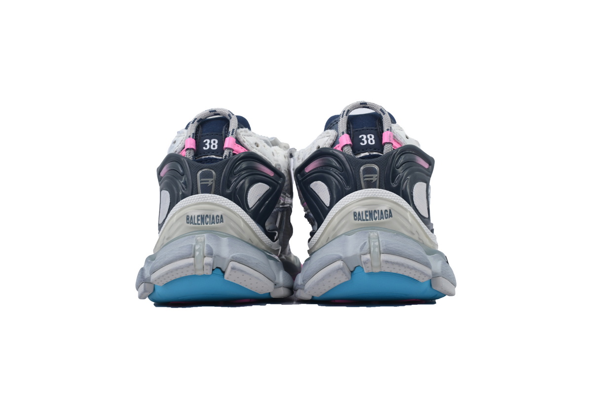 Balenciaga Runner Sneaker Grey White Black 772767 W3RNY 0322