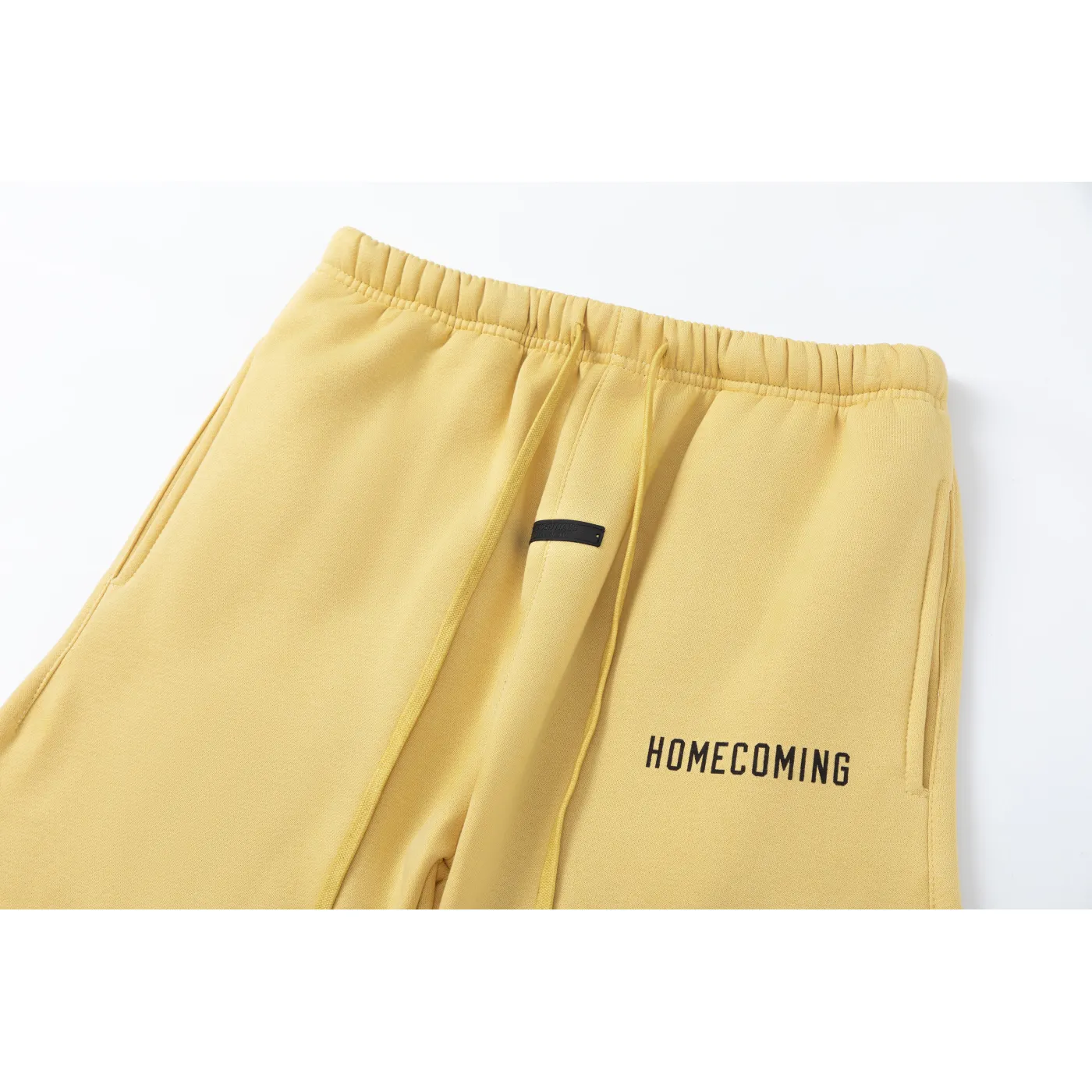 Fear of God Essentials Heavy Fleece Hoodie  Sweatpant Set Amber