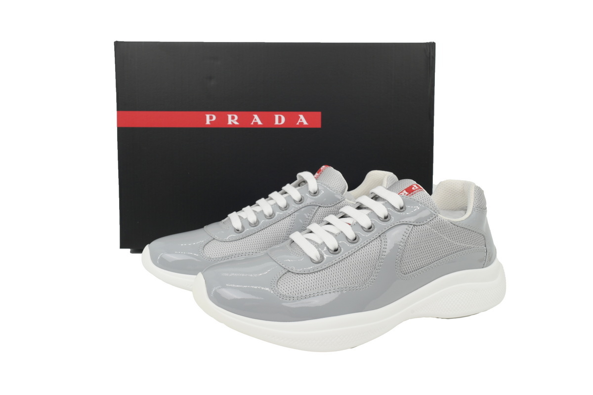 Prada Sneakers White Gray