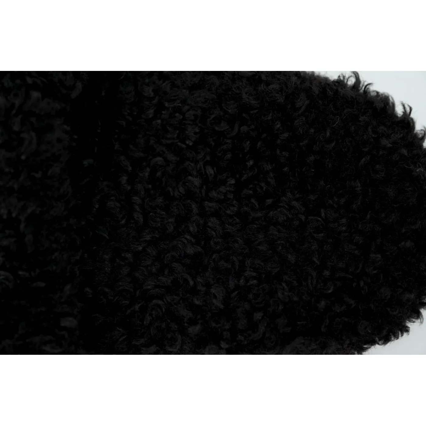 Balenciaga Cities Paris Furry Slide Black