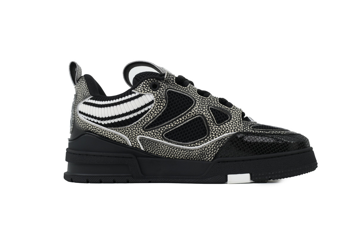 Louis Vuitton LV Skate Sneaker Knitted Collar Black 1AHSXP
