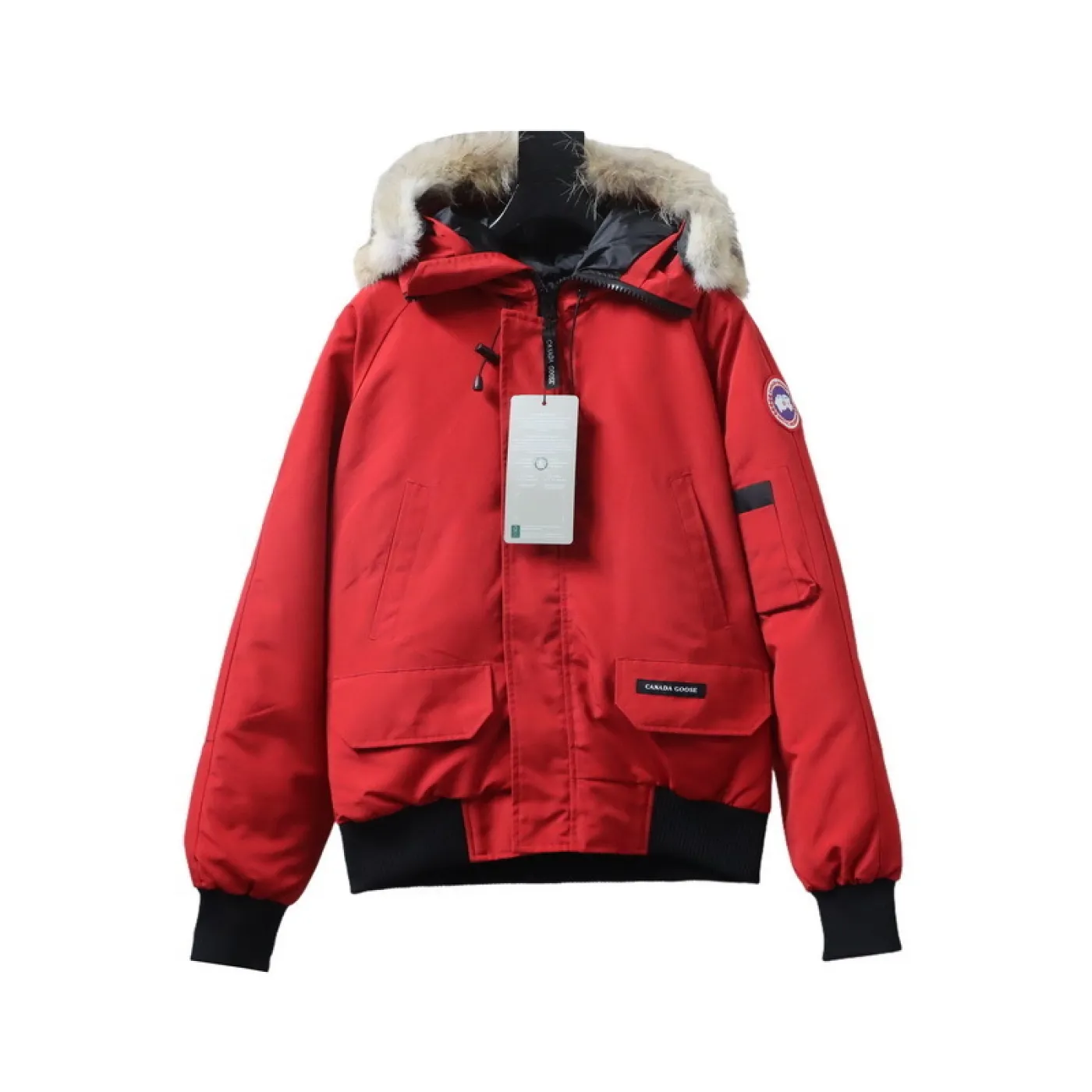 Canada Goose Chilliwack Bomber Jacket Short Down Jacket PBI Red
