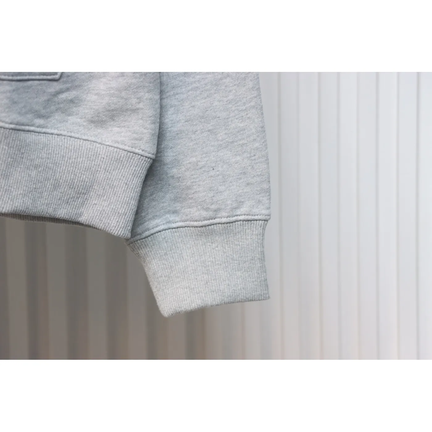 Stone Island Classic Logo Sleeve Patch Zipper Hoodie Gray