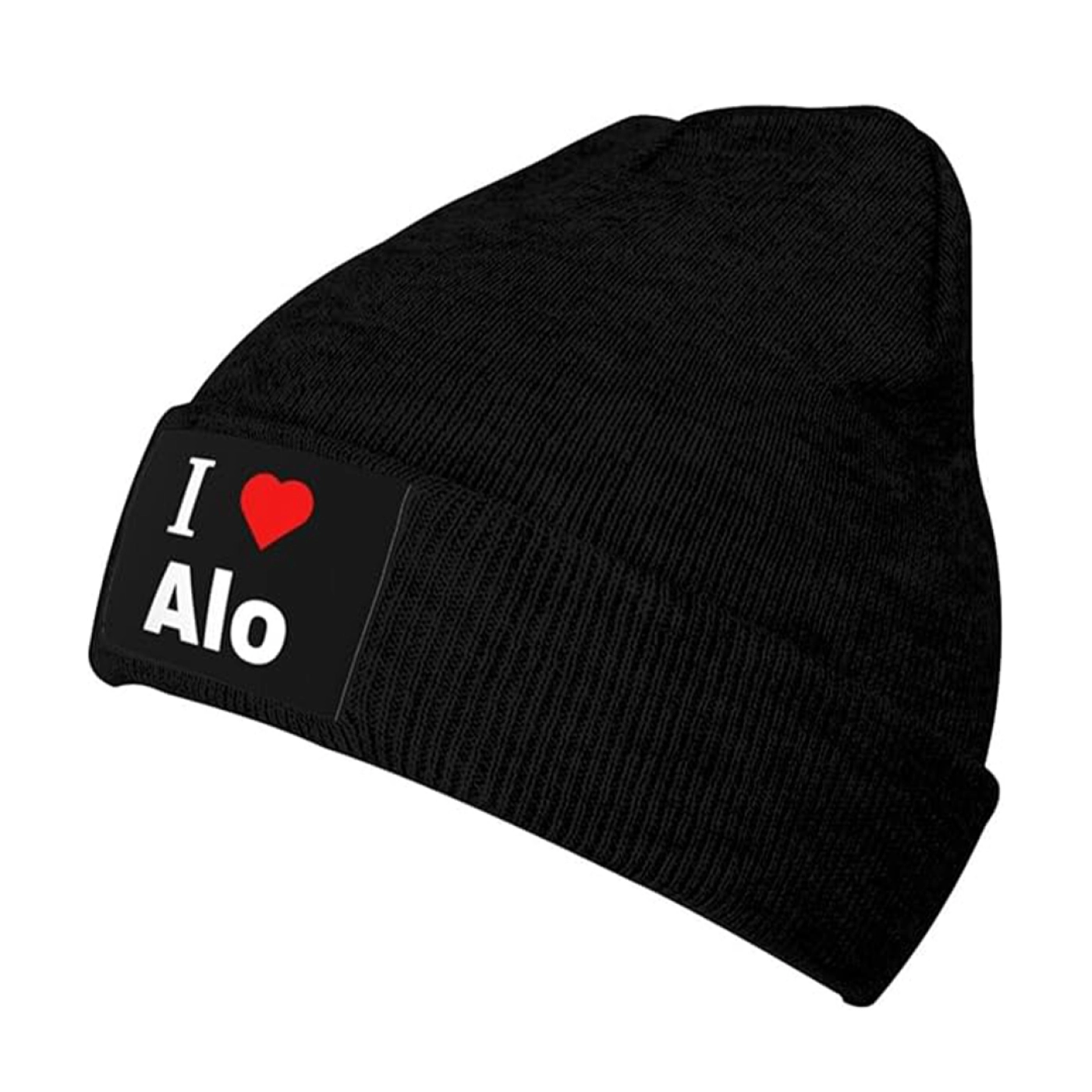 Alo Yoga Notable Beanie 'I love Alo’ Black