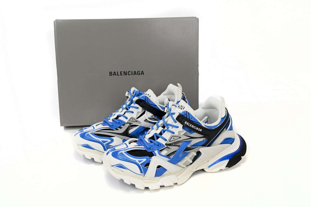 Balenciaga Track 2 Sneaker Blue White 568614 W3AE2 4191